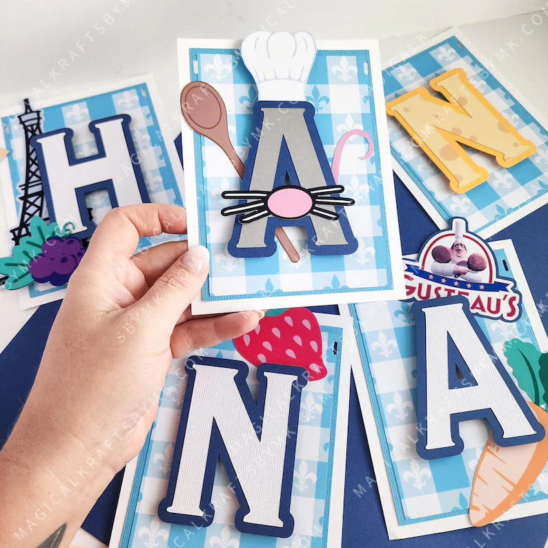 Anyone Can Cook Banner: 3D Ratatouille Banner (customize) - Etsy | Etsy (Global)