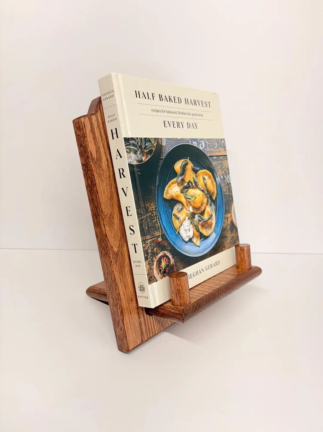 Oak Cookbook Stand/Tablet Holder | Personalized Wedding Gift | Etsy (US)