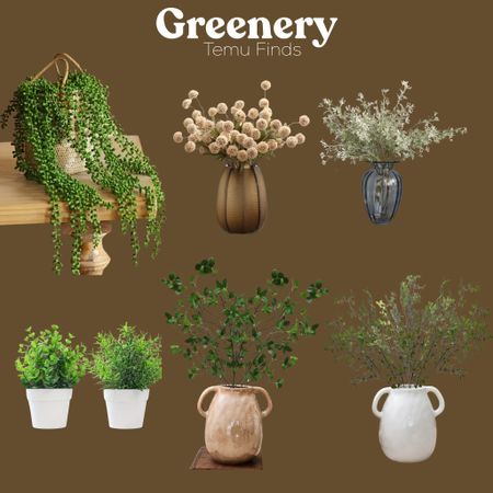 TEMU FINDS-
I have never used Temu before, but trying it out on these greenery finds! I grabbed all of these for $31 if you can imagine! So so good, and I can’t wait to use them as we move into spring 