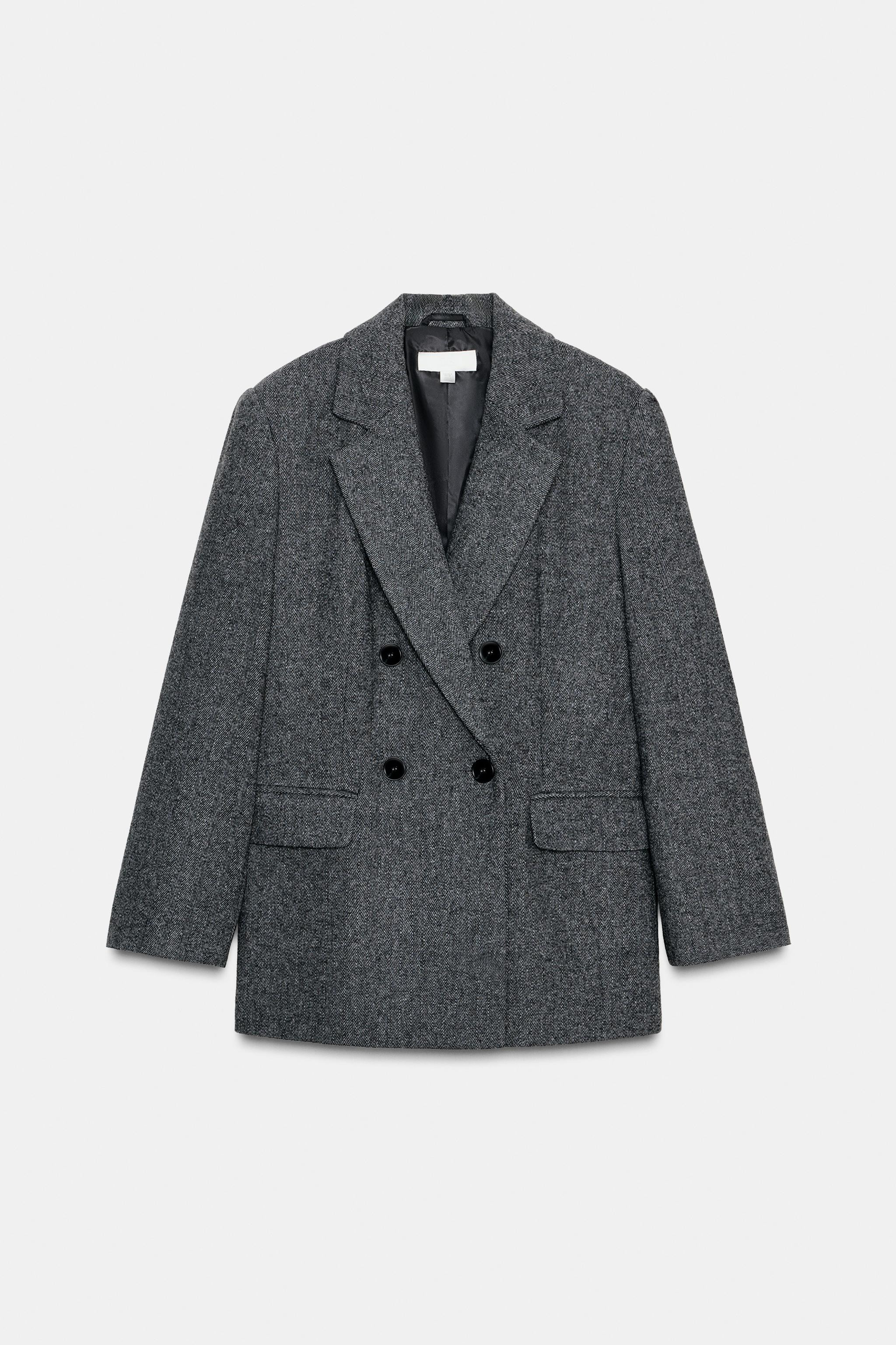 OVERSIZE DOUBLE-BREASTED BLAZER | Zara UK
