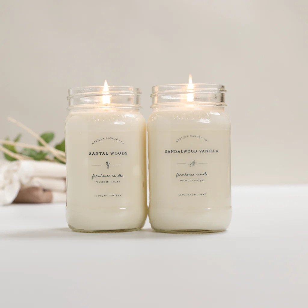 Santal Woods & Sandalwood Vanilla Bundle | Antique Candle Co.