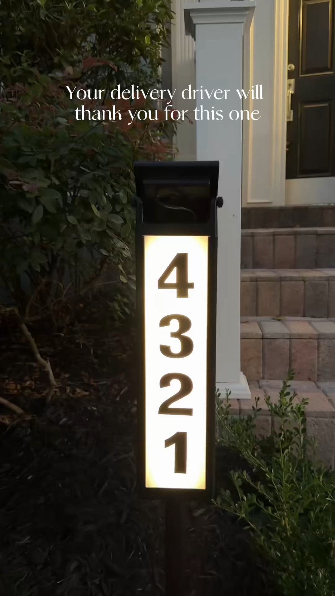 It's always the smallest upgrades that make the biggest difference. 🏡 This solar address sign lights up at night, makes your house number easier to spot, and gives the front of your home an instant upgrade without any wiring.

#amazonfinds #homefinds #curbappeal #homehacks #amazonhome