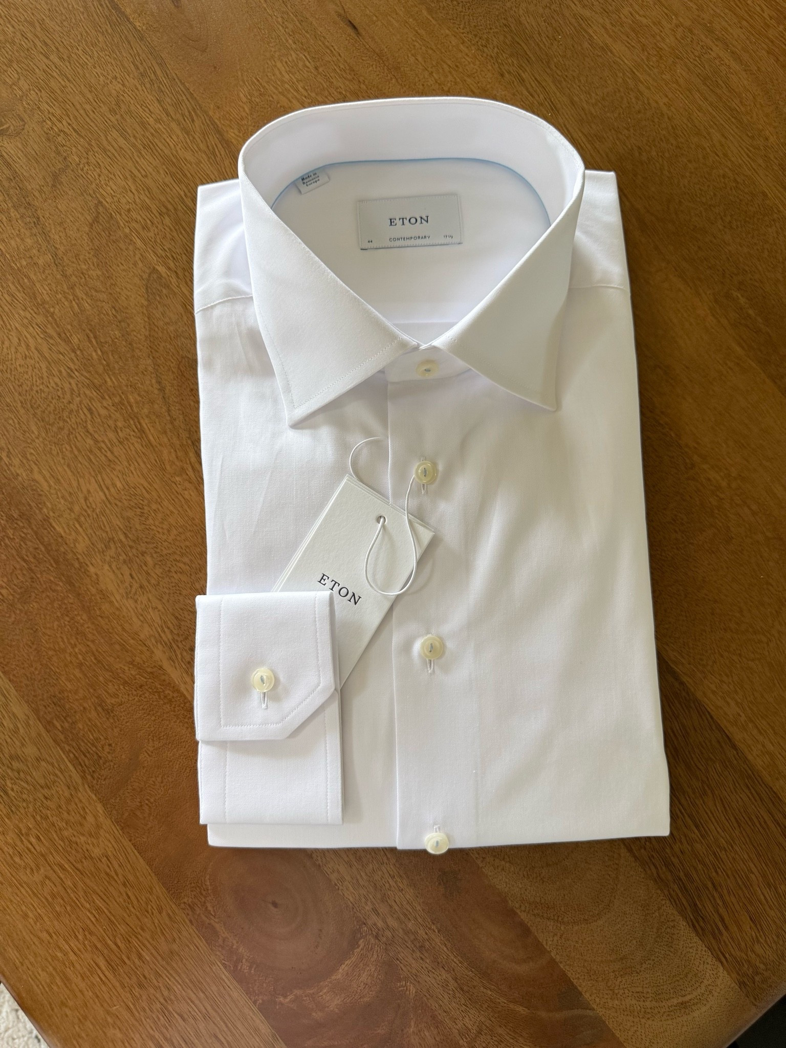 One of Chris’s go-to dress shirts when he needs to look sharp 🤍 Eton shirts are such great quality, but they rarely ever go on sale.