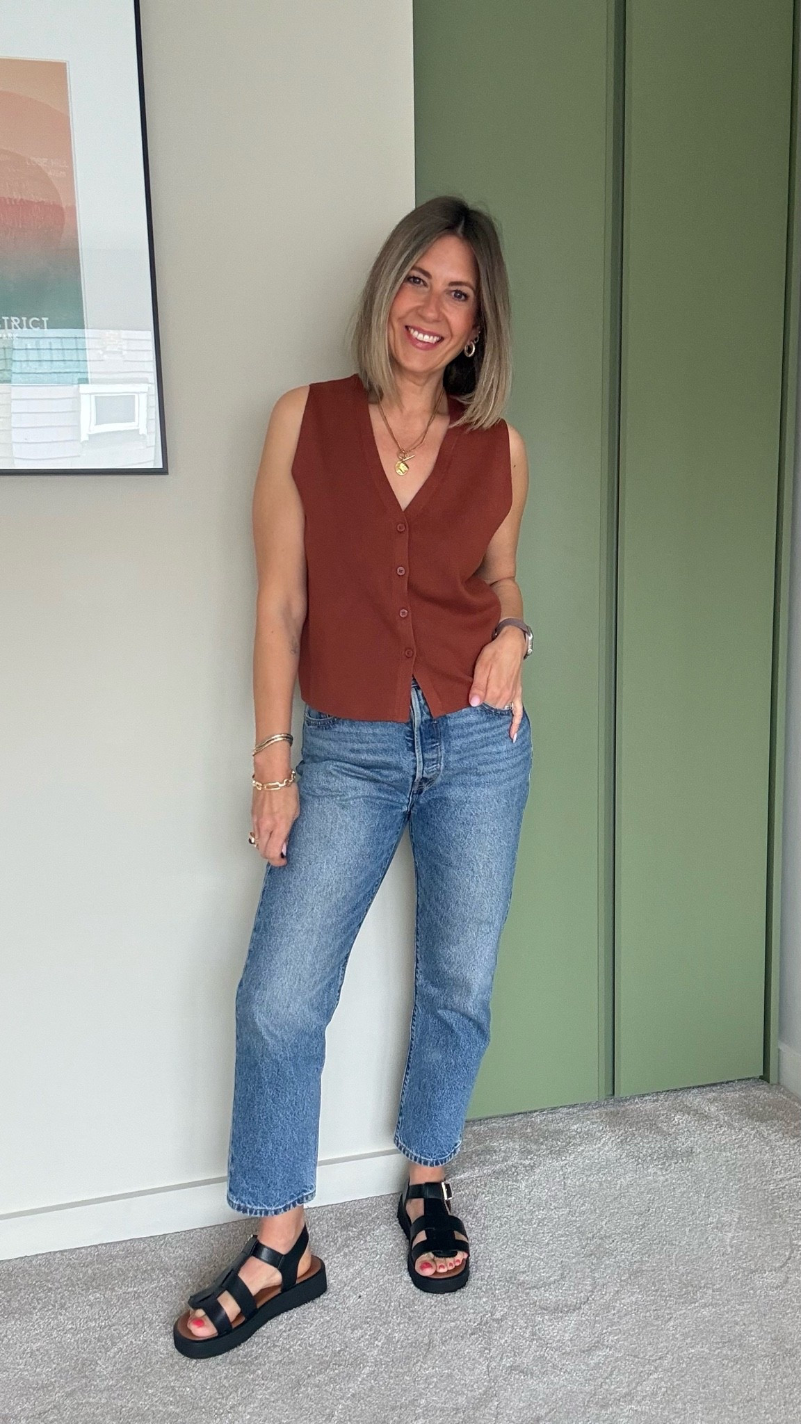 Sleeveless tops I’m wearing on repeat

#LTKsummer #LTKstyletip #LTKover50style