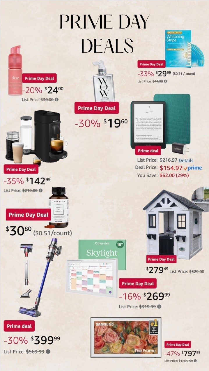 Prime day 2025 is here! Here are some of my favorites on sale! 

#LTKFamily #LTKHome #LTKSaleAlert