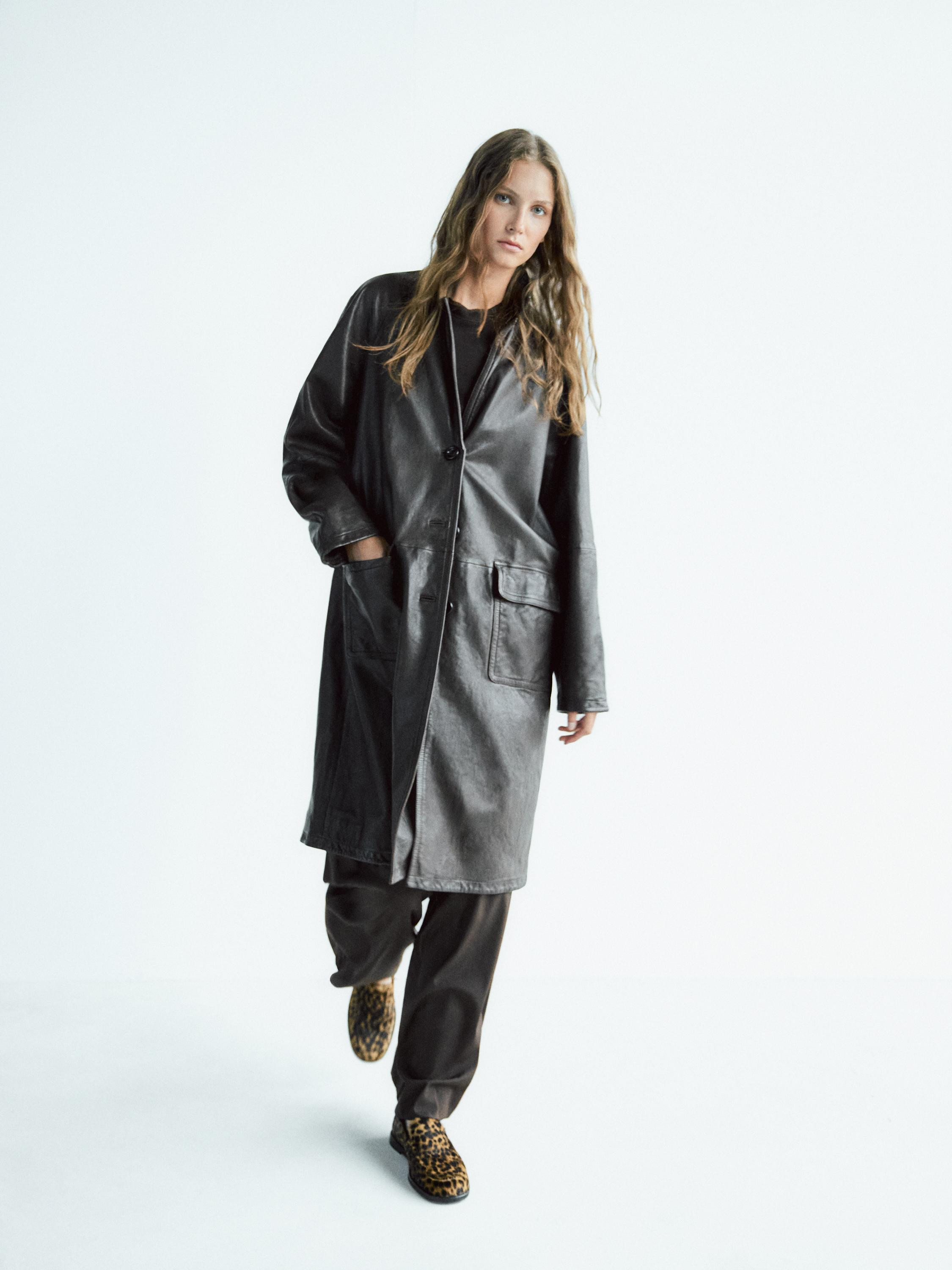 Mokassins mit Leopardenmuster | Massimo Dutti DE