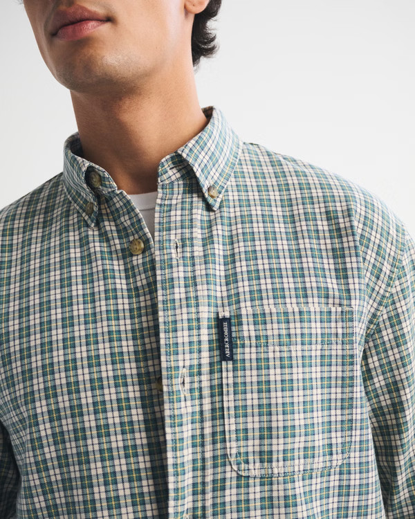 Button-Up Shirt | Abercrombie & Fitch (US)