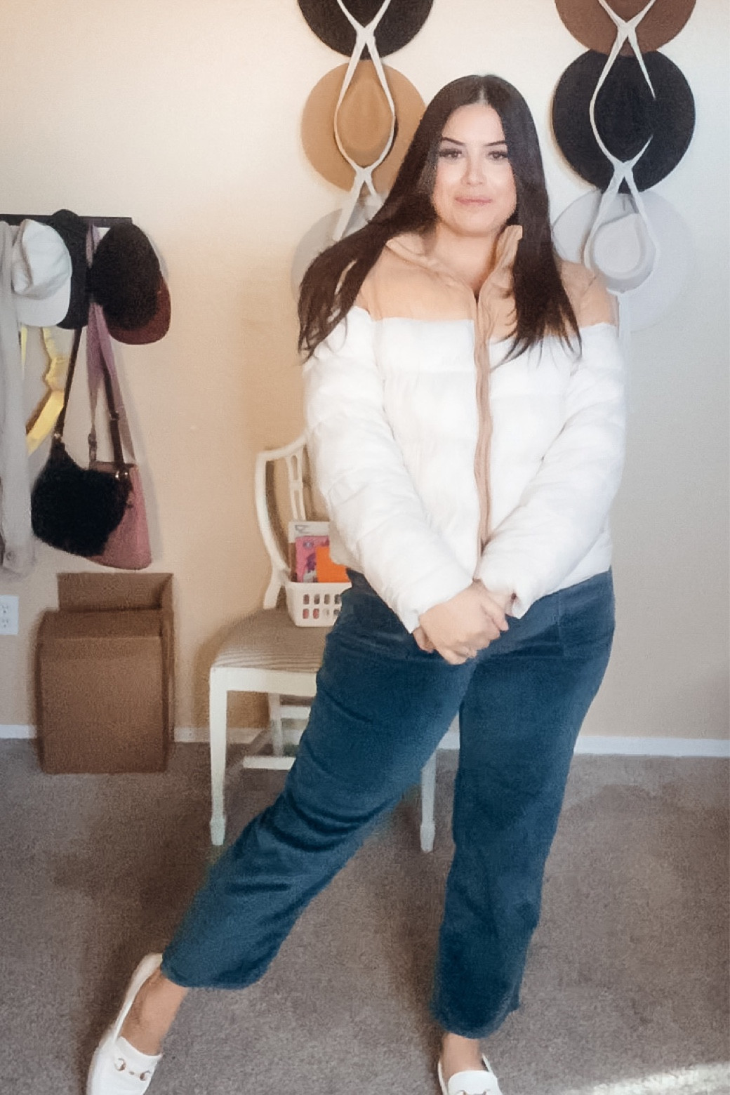 Vintage cords are a little stretchy but true to size 

#LTKcurves #LTKSeasonal #LTKHoliday