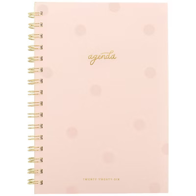 Sugar Paper Essentials 8.5"x6.125" Small 2026 First Pink Dot Planner | Target