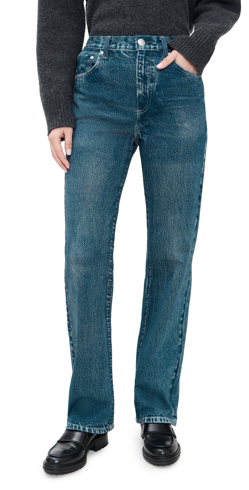 rag & bone Rb Miramar Terry Shea Full Length Pants Almda 28 | Shopbop