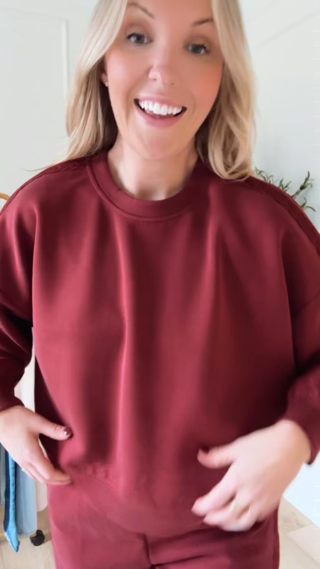 Target loungewear - wearing a med top and large pants 

#LTKHoliday #LTKSeasonal #LTKMidsize