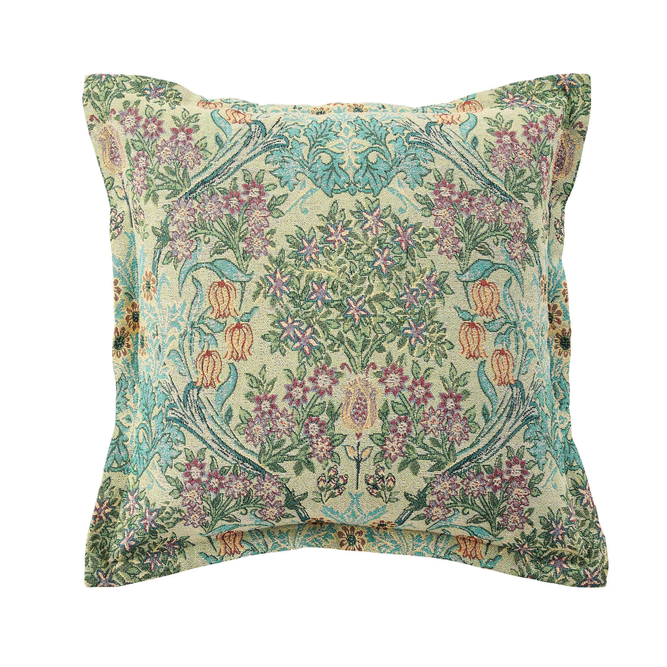 Better Homes & Gardens 20x20 Inch Hannah Flowing Floral Throw Pillow Cover | Walmart (US)