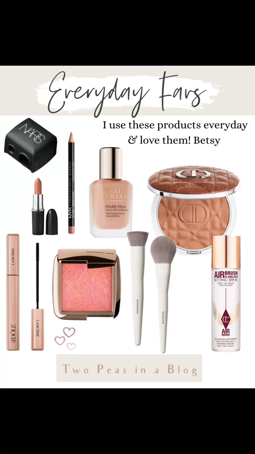 Some of my favorite daily makeup products. I love all of these!
Blush: sublime flush
Bronzer: medium
Lipstick: Creme d’nude
Liner: peakaboo neutrall

#LTKBeauty #LTKOver40 #LTKSeasonal