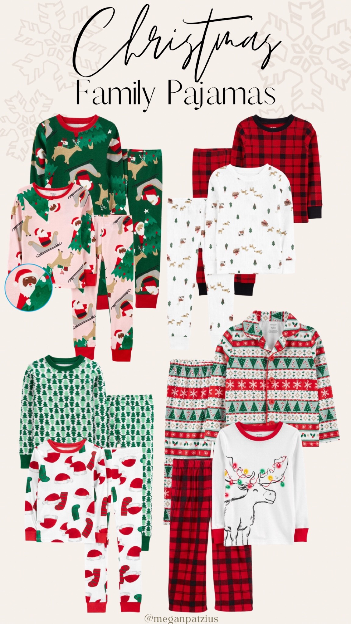 Carter’s Family Pajamas 2022 ✨ Matching Christmas Jammie’s for the whole fam! So many cute Santa and plaid prints. I love getting holiday pjs for the kids every year! 🎅🏻 


#LTKfamily #LTKSeasonal #LTKHoliday