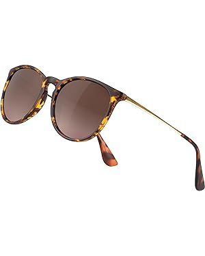 Yaserra Vintage Round Polarized Sunglasses for Women Men Classic Retro Trendy Designer Style Sun ... | Amazon (US)