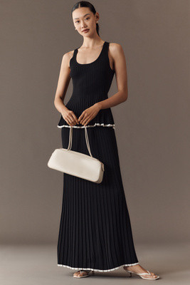 Endless Rose Pleated Knit Maxi Skirt | Anthropologie (US)