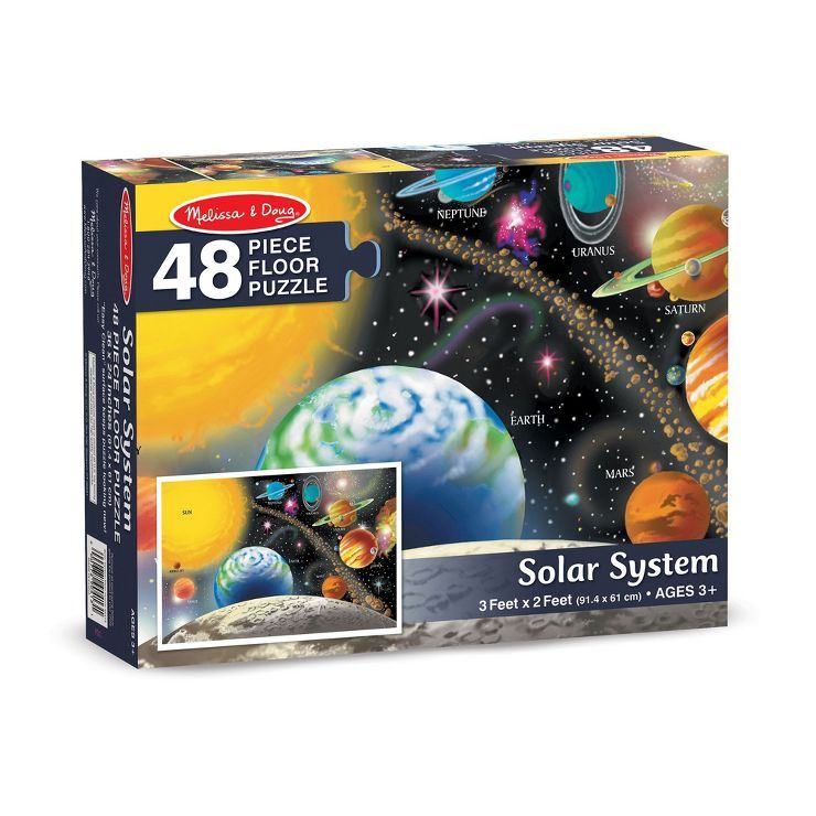 Melissa And Doug Solar System Floor Puzzle 48pc | Target