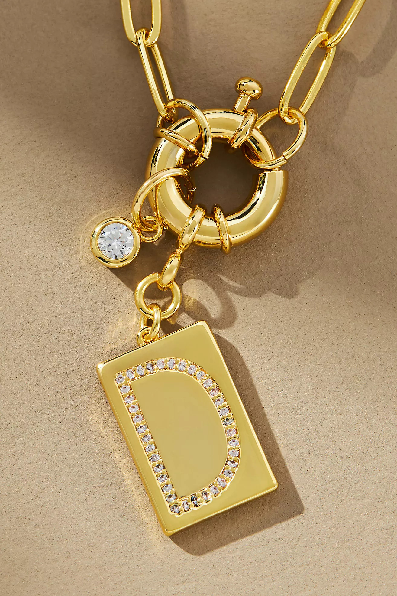 Uncommon James Initial Chain Necklace | Anthropologie (US)