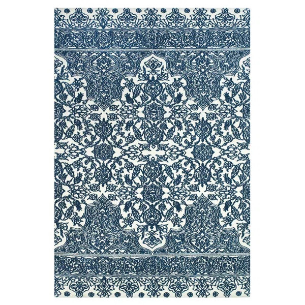 Carina Floral Light Blue Area Rug | Wayfair North America