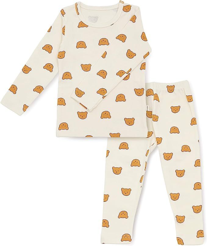 AVAUMA Baby Boys Girls Pajama Set 6M-8T Kids Cute Toddler Snug fit Pjs Cotton Sleepwear | Amazon (US)