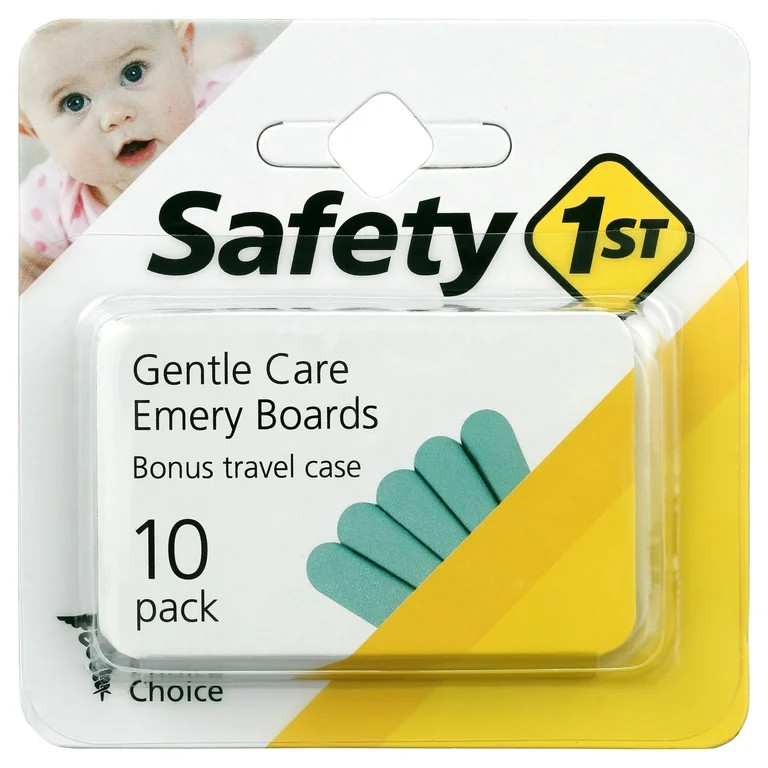Safety 1st 10 Pack Emery Boards & Travel Case, Blue | Walmart (US)