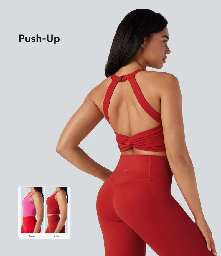 Women’s Halara UltraSculpt™ High Waisted Scrunch Butt Lifting Tummy Control Pocket Shaping Tr... | HALARA