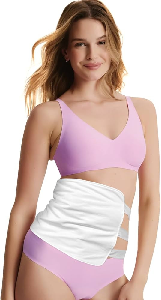 Castor Oil Pack Wrap Organic Cotton for Liver Detox, Stomach, Belly, Reusable Castor Oil Compress... | Amazon (US)