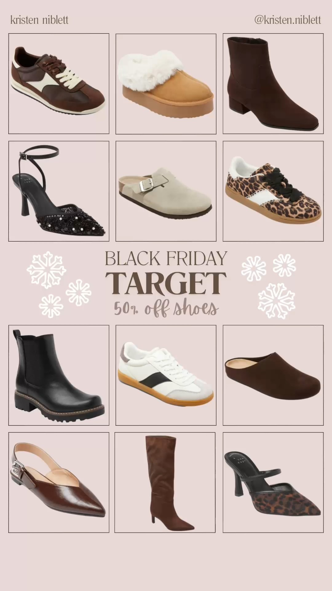 Target 50% OFF ALL SHOES! Such a steal, and so many great options! 

#LTKCyberWeek #LTKGiftGuide #LTKSaleAlert