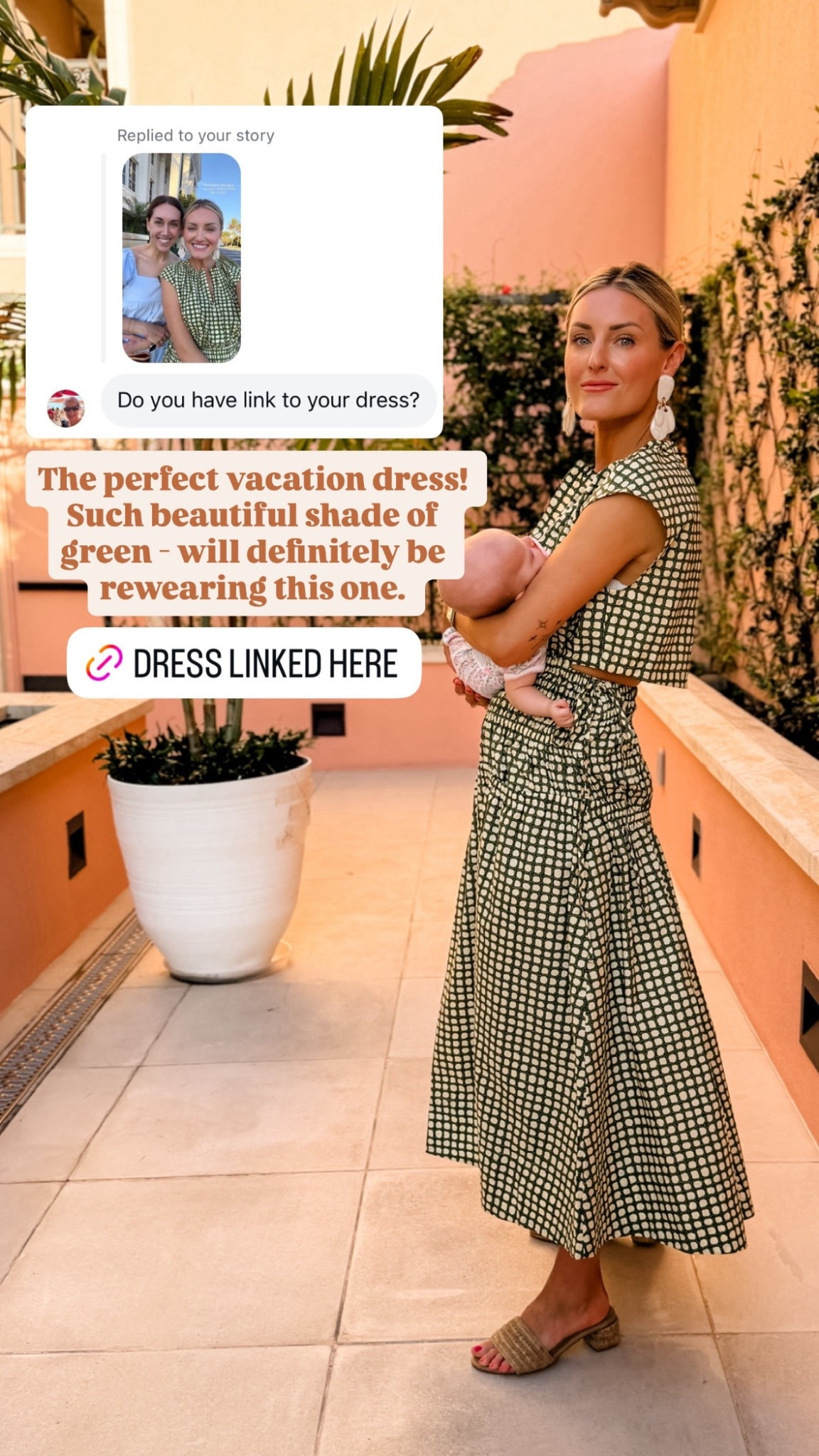 This dress is great for vacation or could even be worn for a day at the Master’s! Wearing XS. 

Loverly Grey, vacation dress, Masters dress, green gingham maxi dress, spring dress, spring fashion 

#LTKootd #LTKTravel #LTKSeasonal