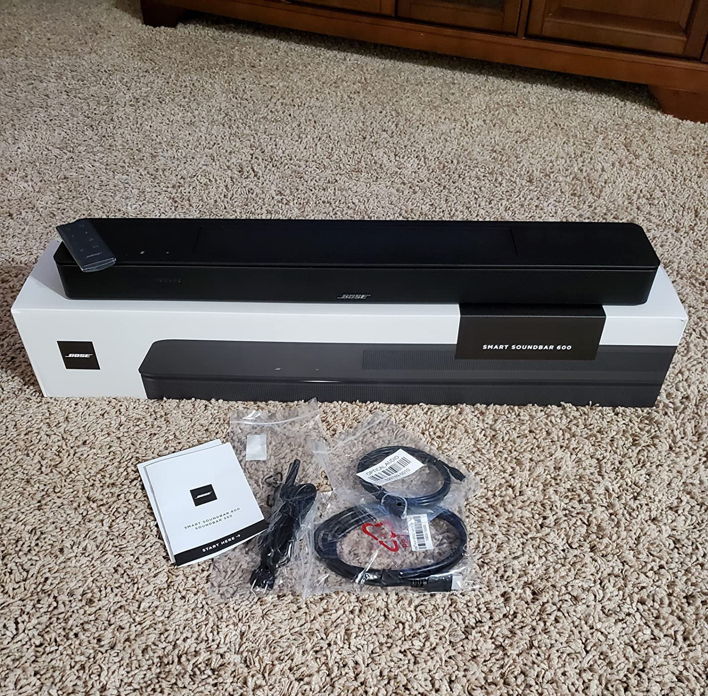 Bose Smart Soundbar 600 with Dolby Atmos, Bluetooth Wireless Sound Bar for TV with Build-In Micro... | Amazon (US)