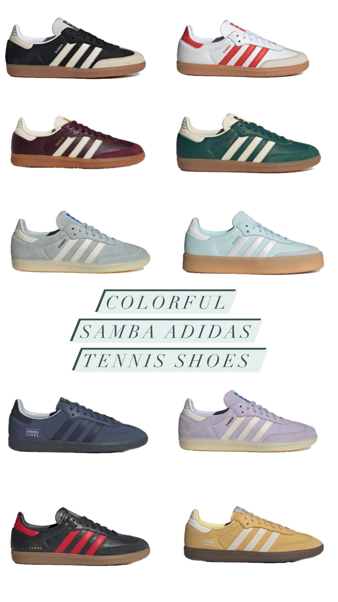 Colorful sambas are totally in rn! Here are some of the more bright and colorful options from the adidas website! 

#LTKStyleTip #LTKActive #LTKShoeCrush