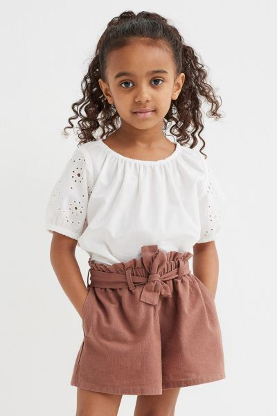 Linen-blend Shorts | H&M (US + CA)