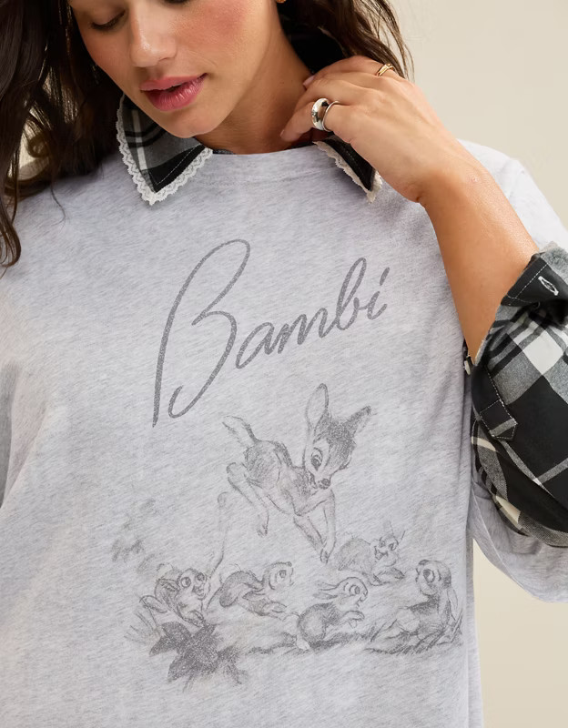 Aerie Bambi Sleep Happens Night Tee | Aerie