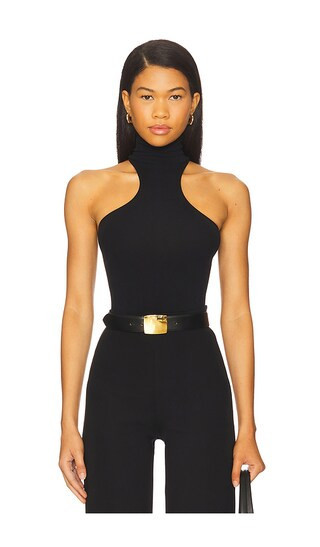 Commando Ballet Racer Turtleneck Bodysuit in Black. | Revolve Clothing (Global)