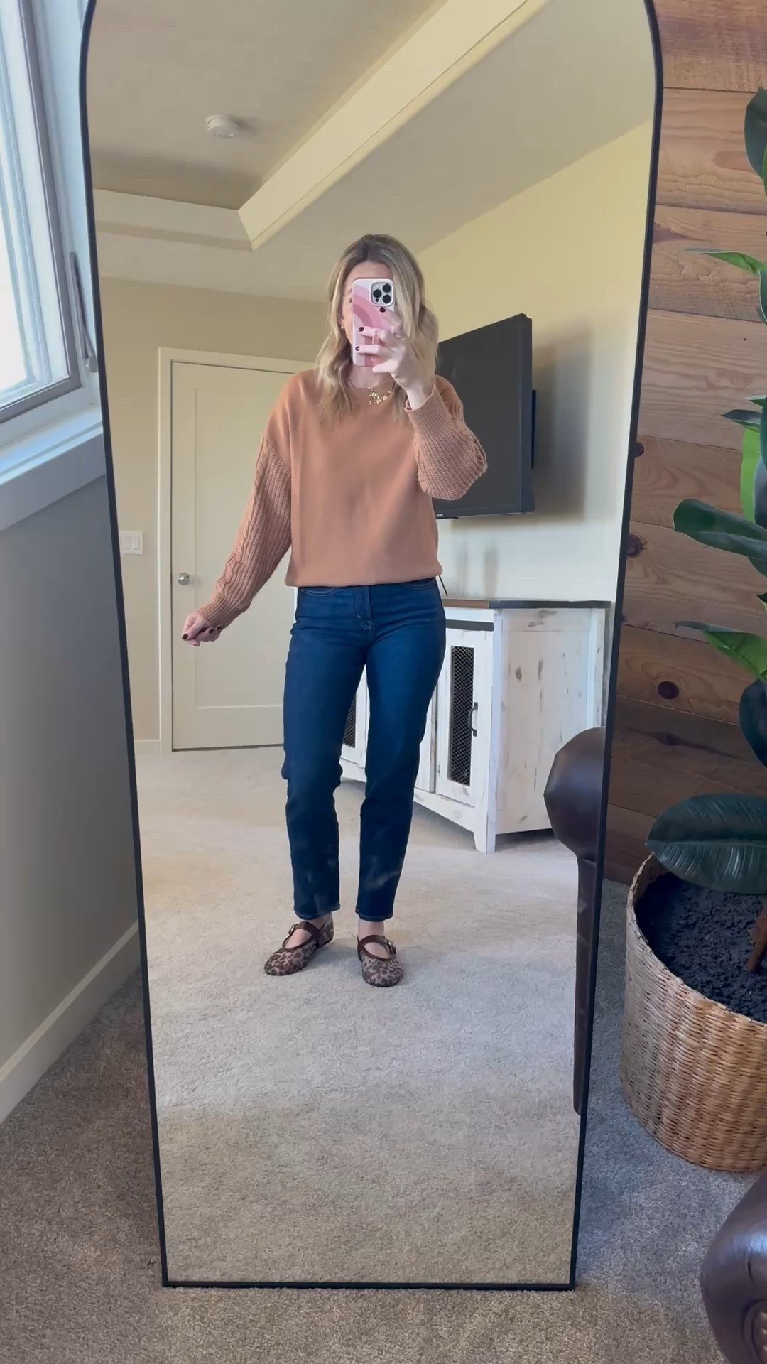 Fall Outfit of the day 
Amazon sweaters and flats
Yumiyu charm necklace 

#LTKStyleTip #LTKFindsUnder50