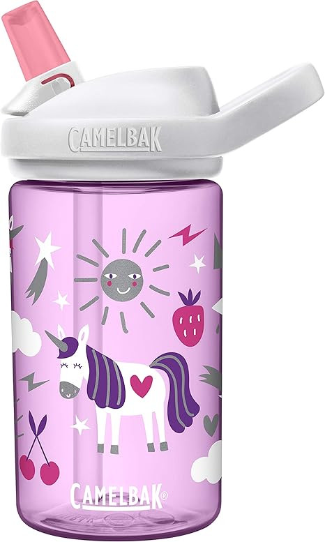 CamelBak Eddy+ 14 oz Kids Water Bottle with Tritan Renew – Straw Top, Leak-Proof When Closed | Amazon (US)