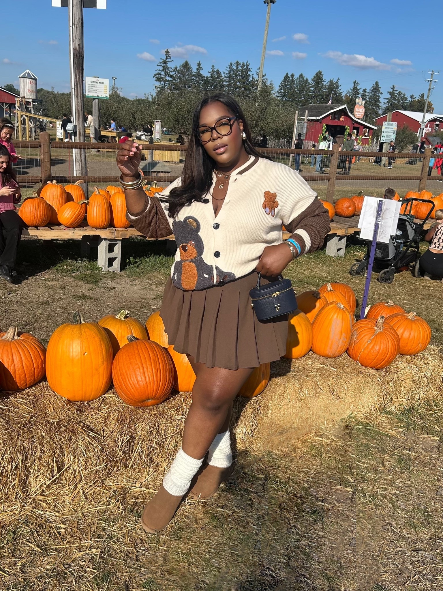 Cardigan: Size XL 
Skirt: Size XL

#LTKSeasonal #LTKStyleTip #LTKPlusSize