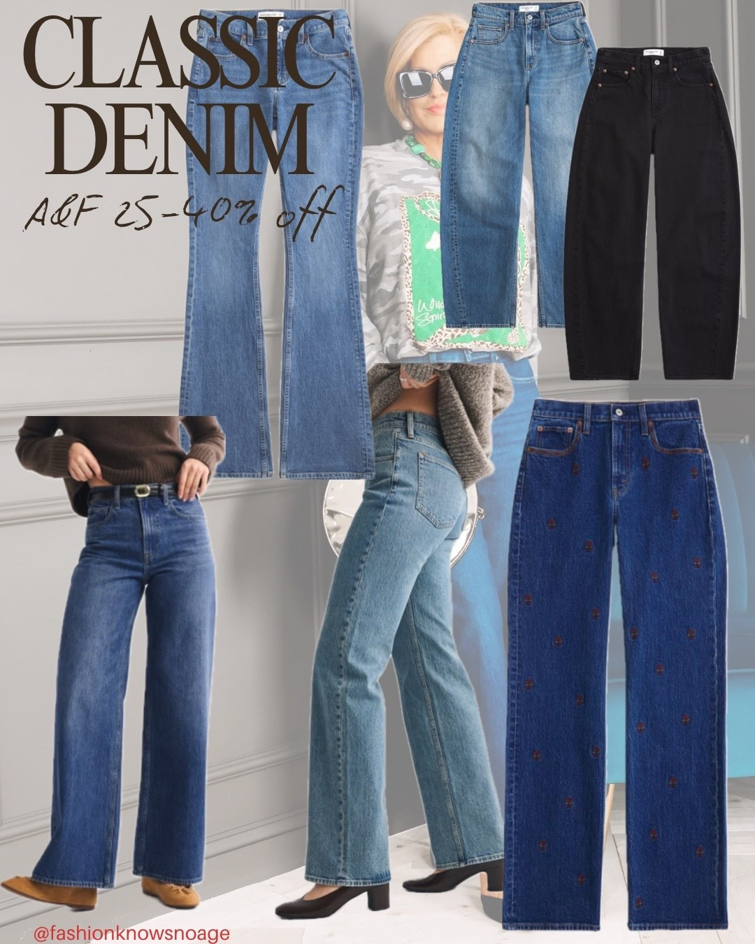 Abercrombie&Fitch viral denim sale is happening now!!! 🚨Use code: DENIMAF for extra 15% 🤩

Sale
Denim
Style




#LTKSaleAlert #LTKootd #LTKOver40