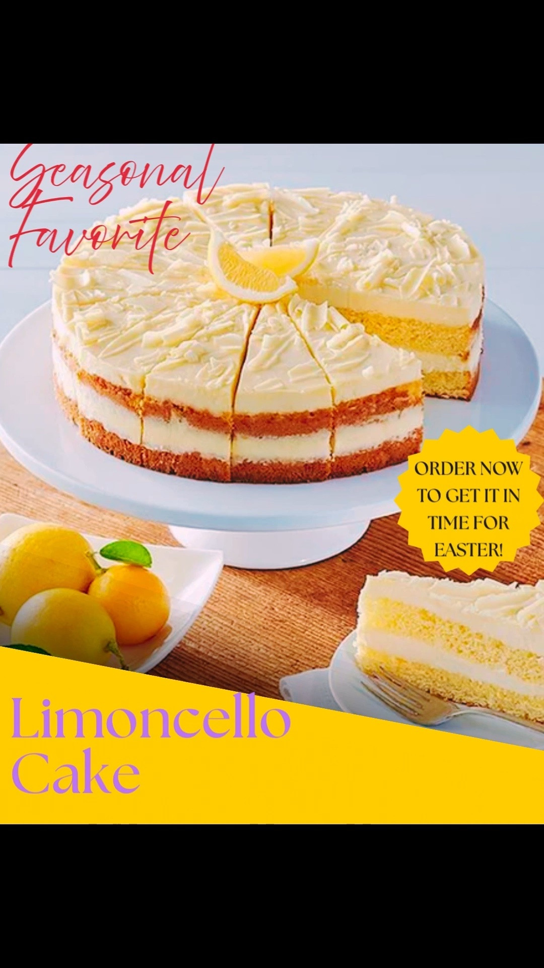 Let’s get lemony! With spring here and Easter around the corner, this is the perfect cake to serve for Easter Sunday!


#cake #sundaybrunch #easter #lemon 

#LTKSeasonal #LTKHome #LTKmomlife