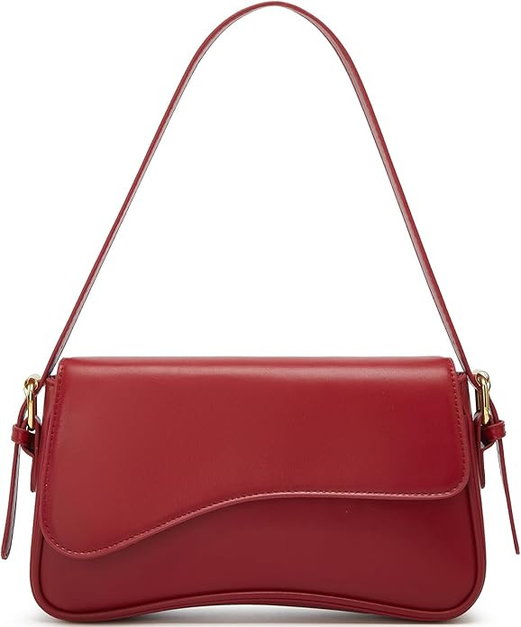 Shoulder Bag for Women Y2K Crossbody Purse PU Leather Underarm Handbag 2 Adjustable Strap for Dai... | Amazon (US)