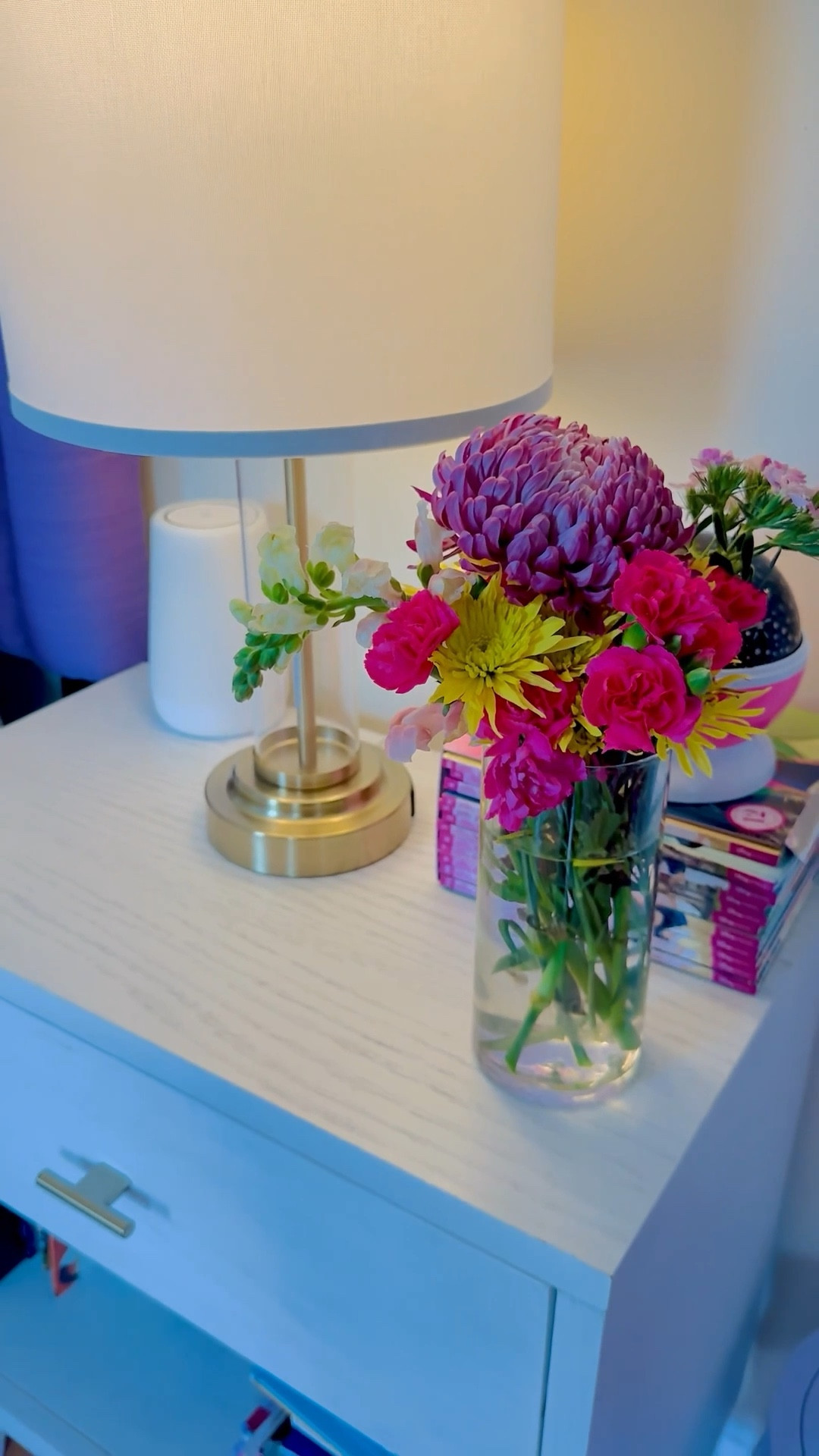 My daughter’s nightstand essentials: the Hatch clock/sound machine, a touch lamp, and fresh flowers. 

#LTKBaby #LTKKids #LTKFamily
