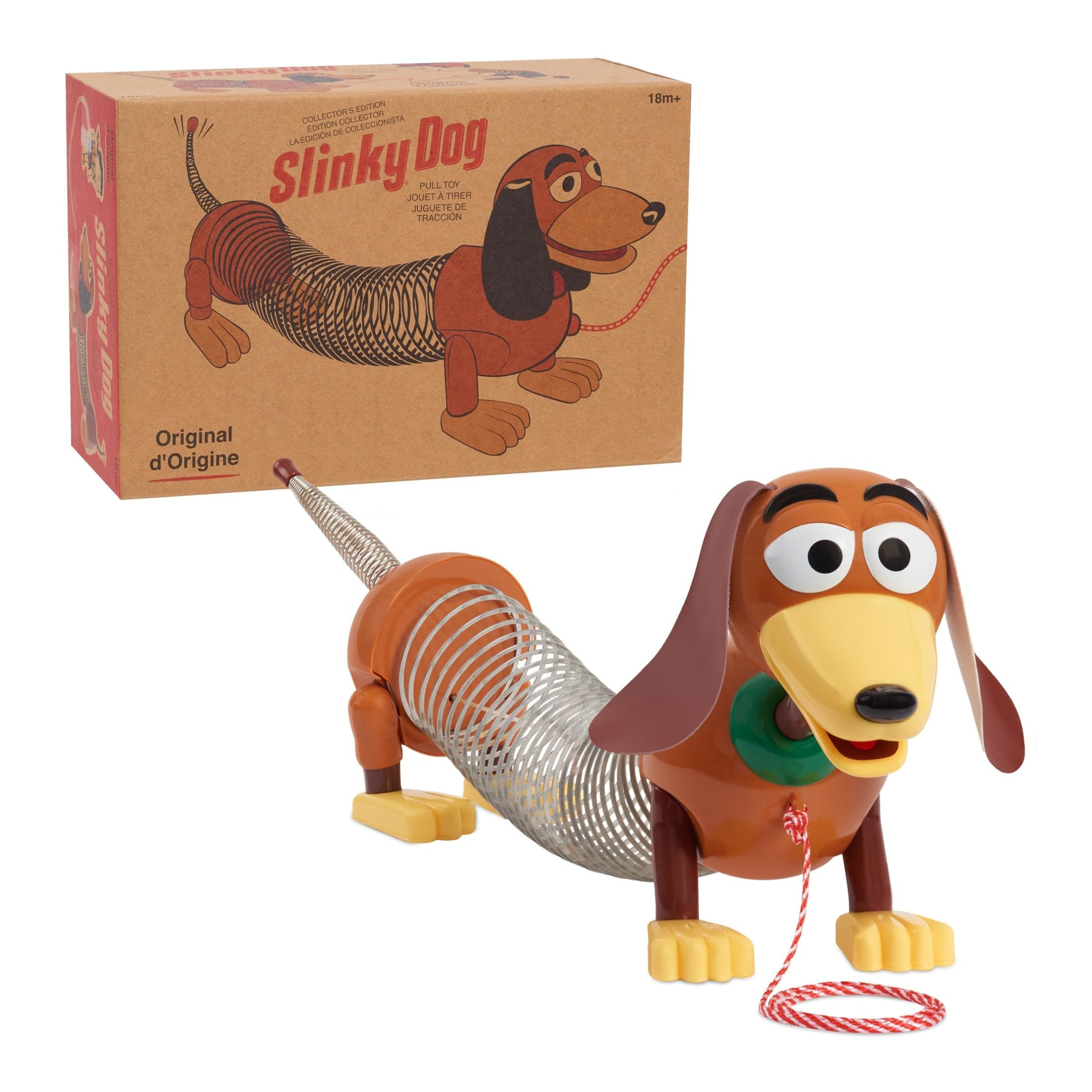 Retro Slinky Dog, The Original Walking Spring Toy, Vintage Spring Toys, Stretches to 14 Inches Lo... | Amazon (US)