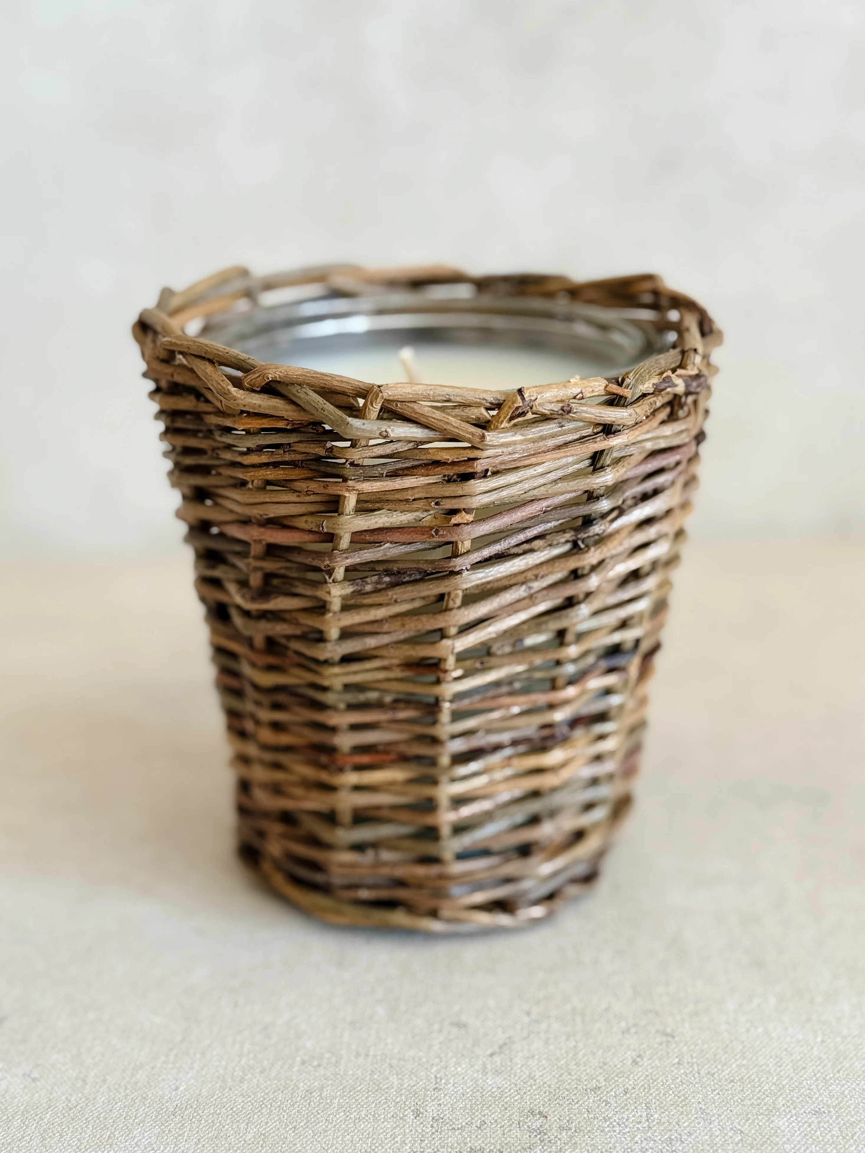Wicker Candles | Cottage and Key