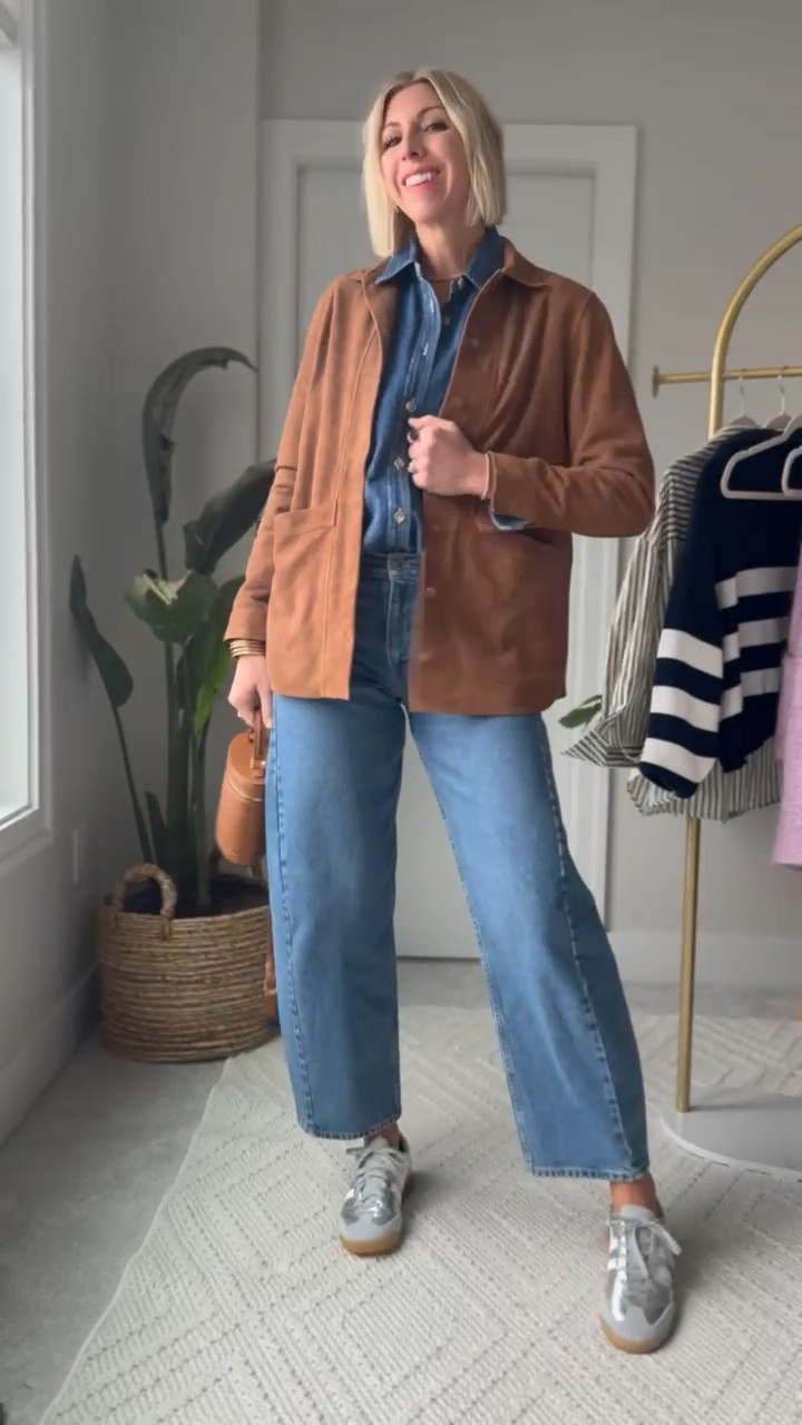 Denim on denim outfit inspo for early spring!

#LTKootd #LTKmomlife #LTKSeasonal