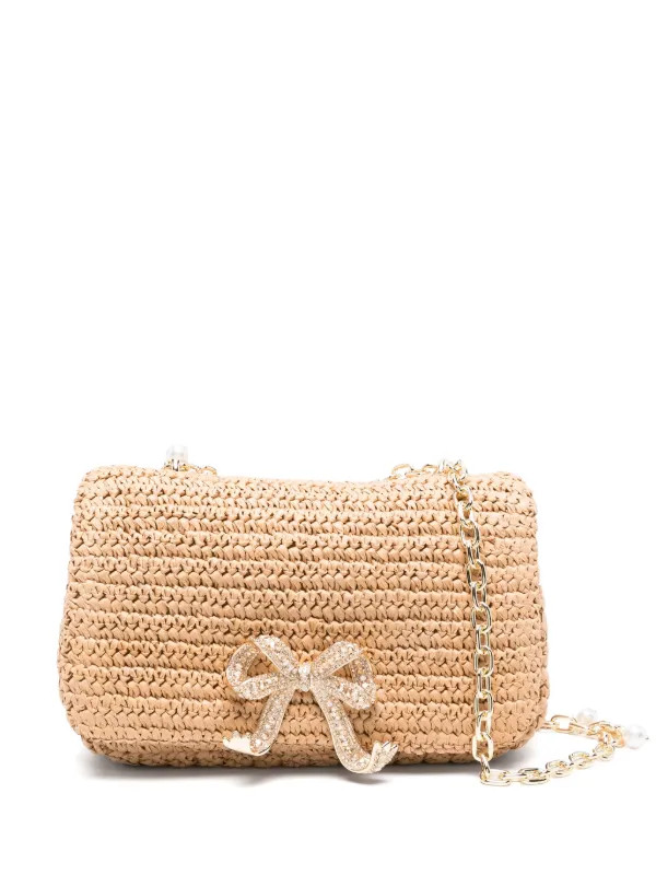 bow-detail shoulder bag | Farfetch Global