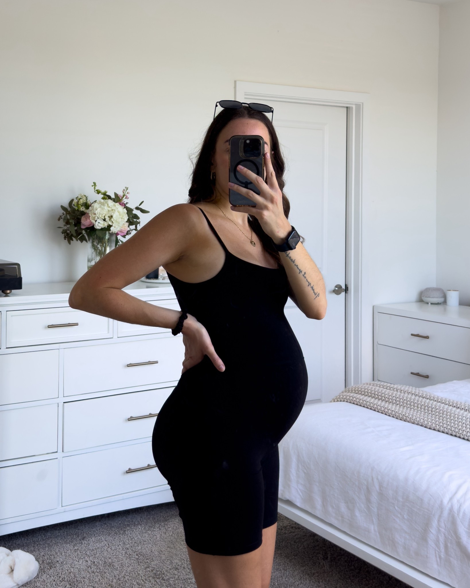 This bodysuit is a must have for the “literally nothing fits” third trimester of pregnancy 😮‍💨

Wearing size Medium 

bump friendly // bump style // maternity outfit // maternity style // Amazon fashion // athleisure // mom style // mom outfit 

#LTKBump #LTKootd #LTKFindsUnder50