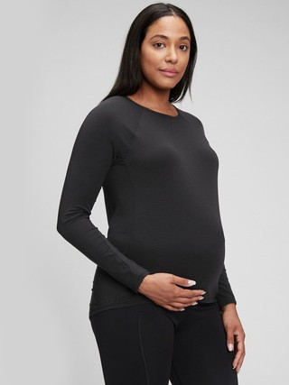 Maternity Breathe Long Sleeve T-Shirt | Gap (US)