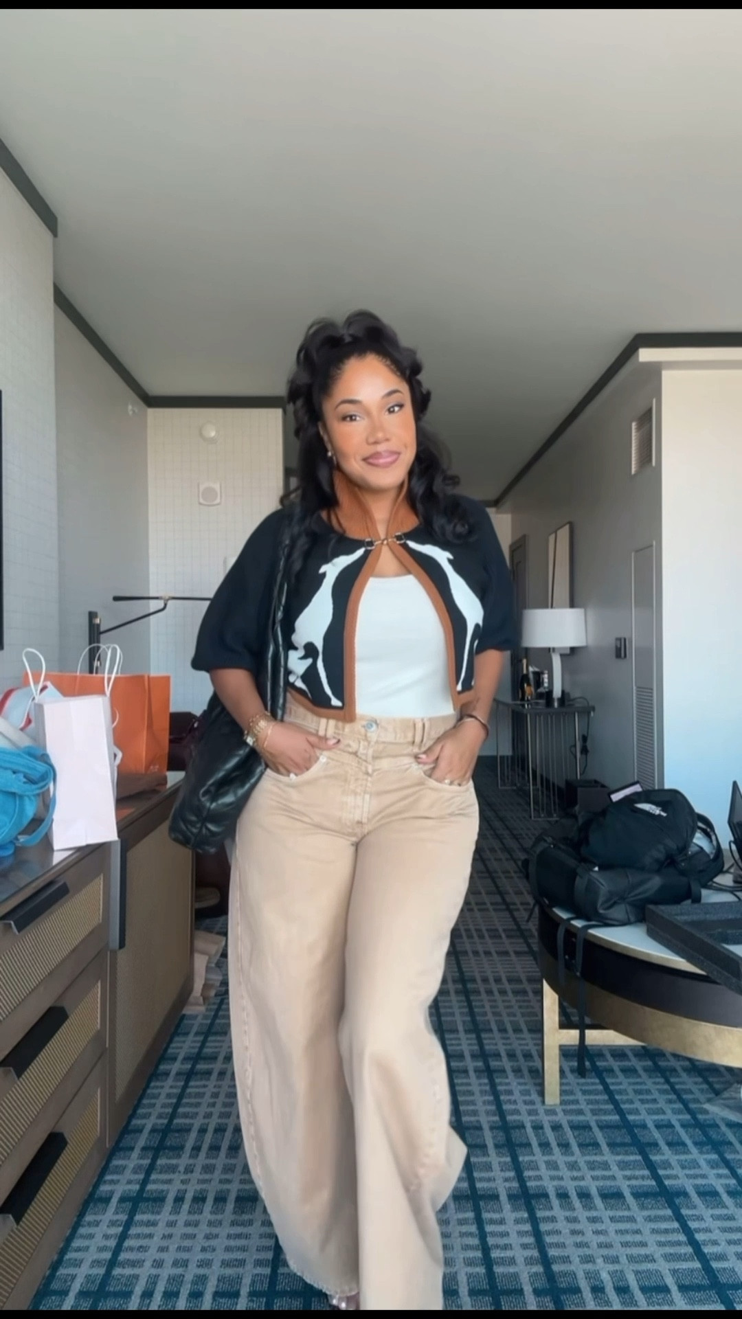 My fiancé said this is my best LTKCon look yet and I just might agree! I’m super proud of this outfit and the Anthropologie cardigan is EVERYTHING! Of course Zara denim for the win🙌🏾 Yas! 

#LTKStyleTip #LTKCon #LTKNYFW