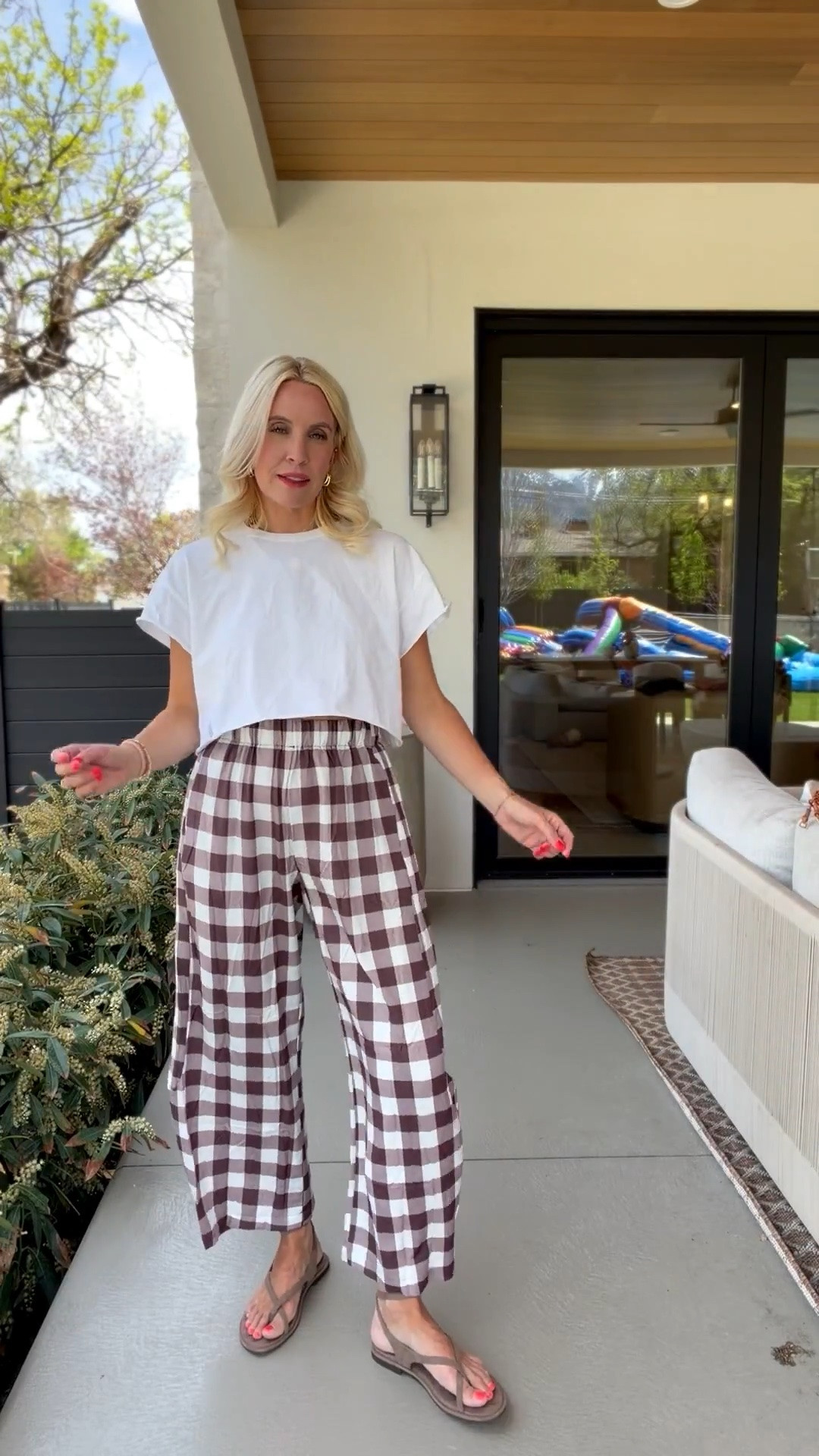 How cute are these gingham barrel pants?!

#LTKootd #LTKgrwm #LTKmomlife