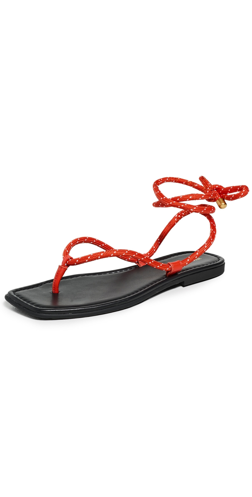 Veronica Beard Carmina Cord Sandals Flame Red 7 | Shopbop